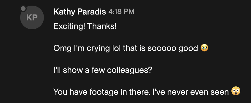 Client review