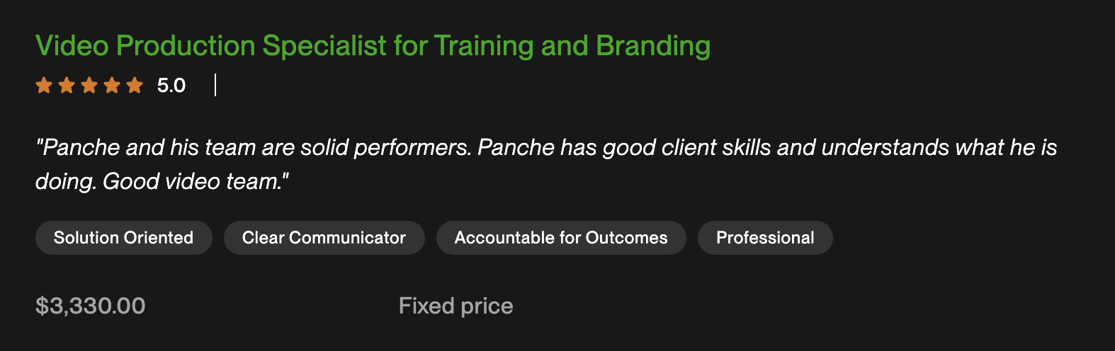 Client review